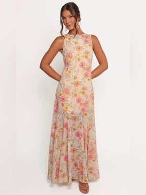 Petal & Pup | Dresses | Petal Pup Pierre Long Sleeve Lace Maxi Dress Size  Medium Lace Overlay Nwt | Poshmark